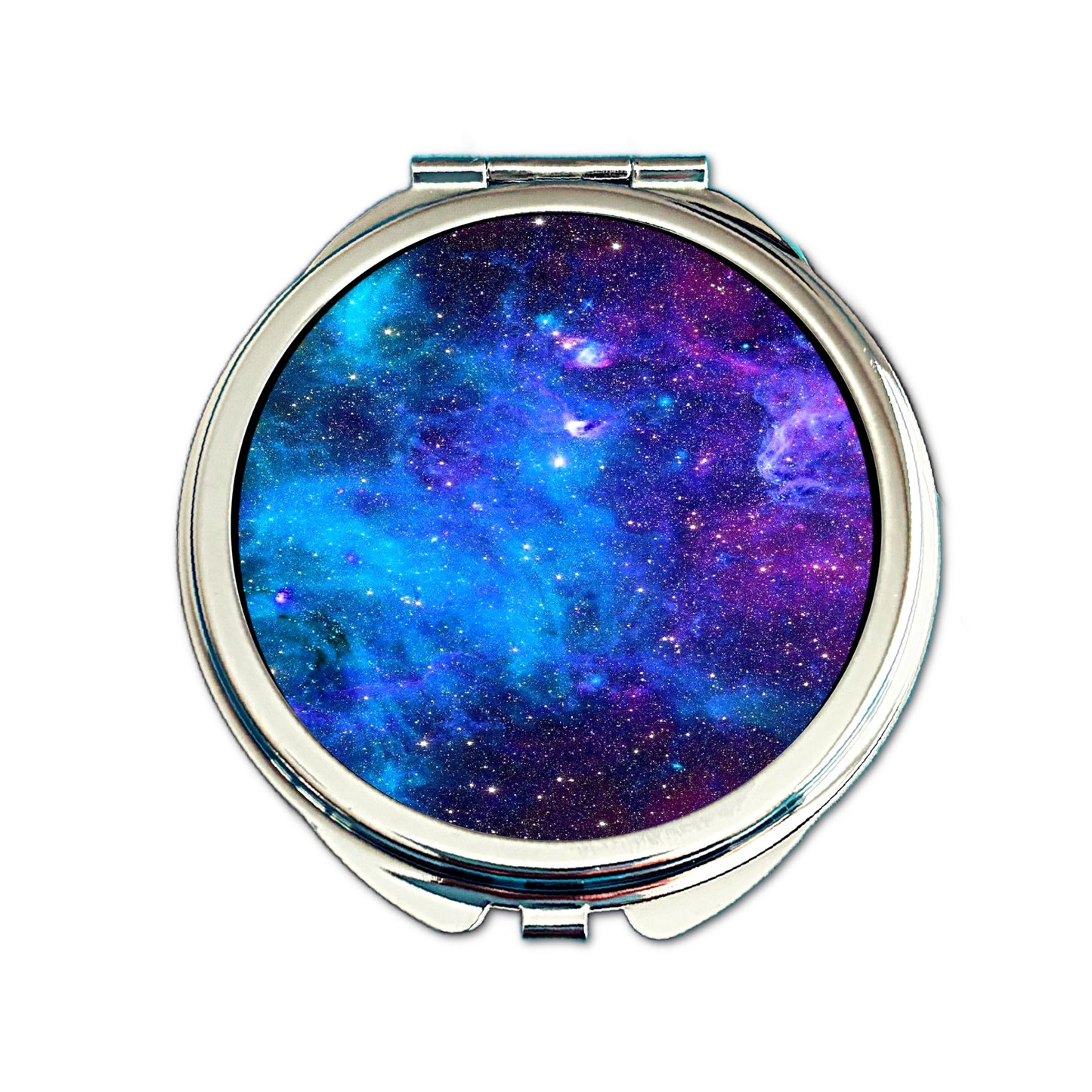 Personalised Nature Inspired Compact Mirror • Custom Bridesmaid Gift • Wedding Party Mirror