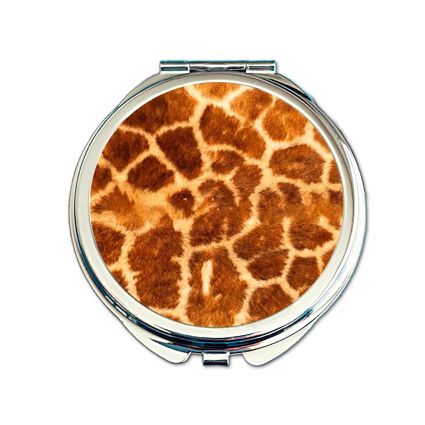 Personalised Nature Inspired Compact Mirror • Custom Bridesmaid Gift • Wedding Party Mirror