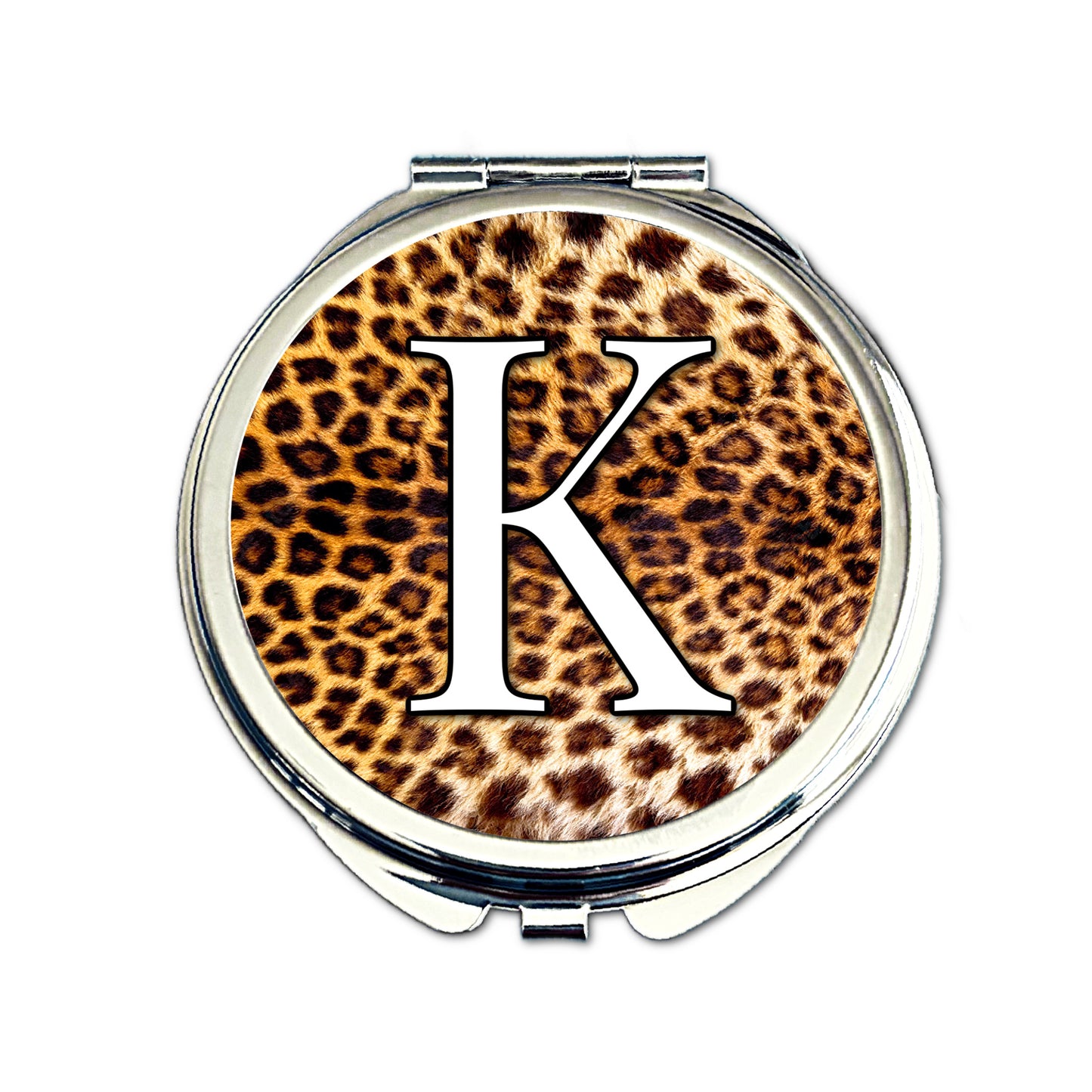 Personalised Nature Inspired Compact Mirror • Custom Bridesmaid Gift • Wedding Party Mirror