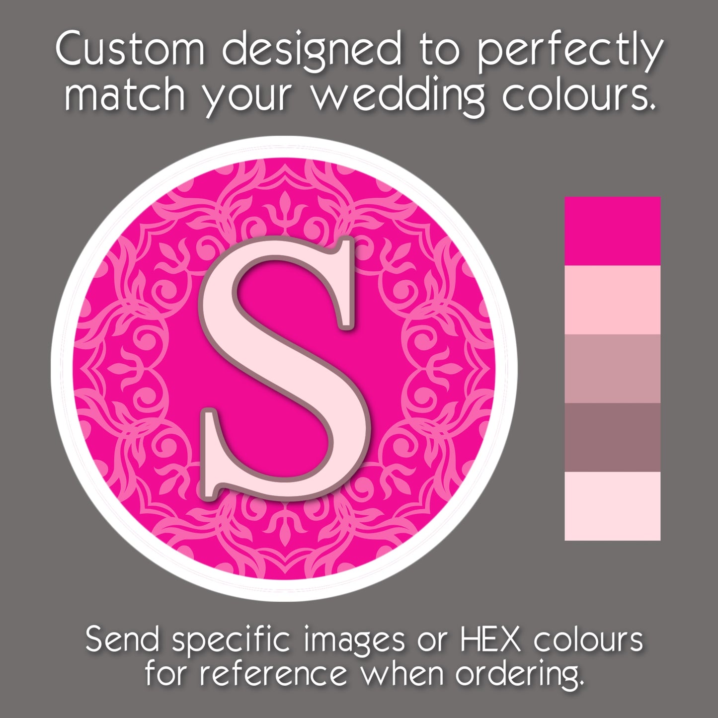 Burgundy Wedding Colour Compact Mirror • Monogram Initials Bridal Party Gift • Custom Wedding Keepsake