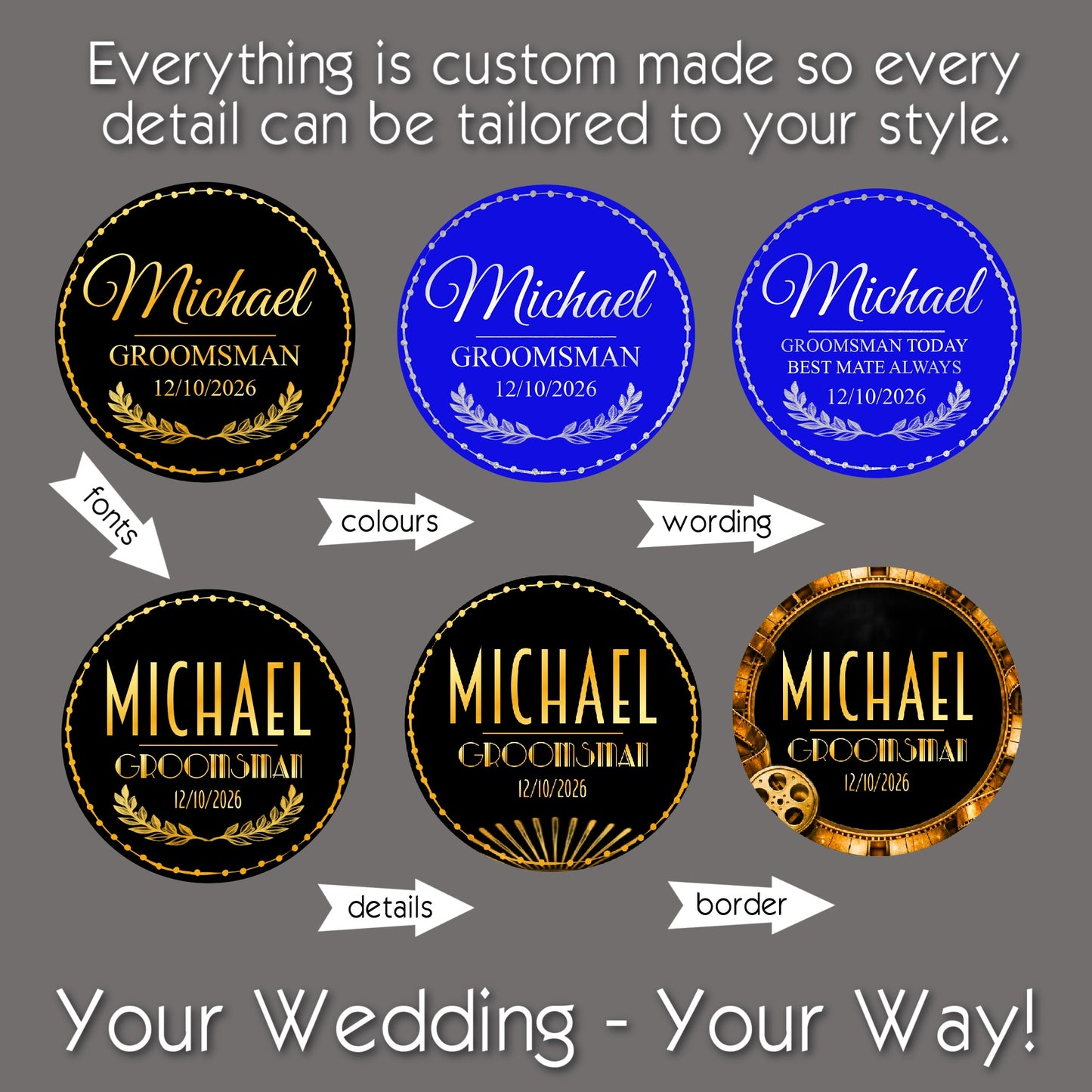 Personalised Musician Mirror • Custom Wedding Thank You Gift for Singers & Musicians