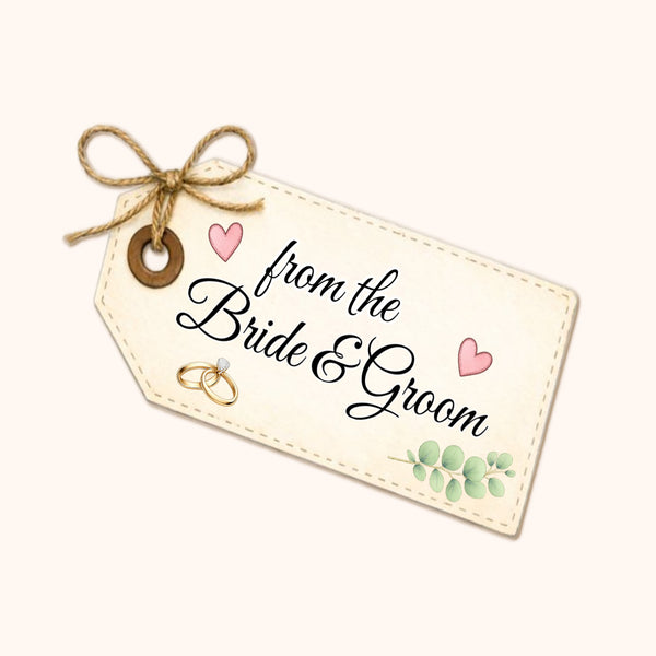 From the Bride and Groom