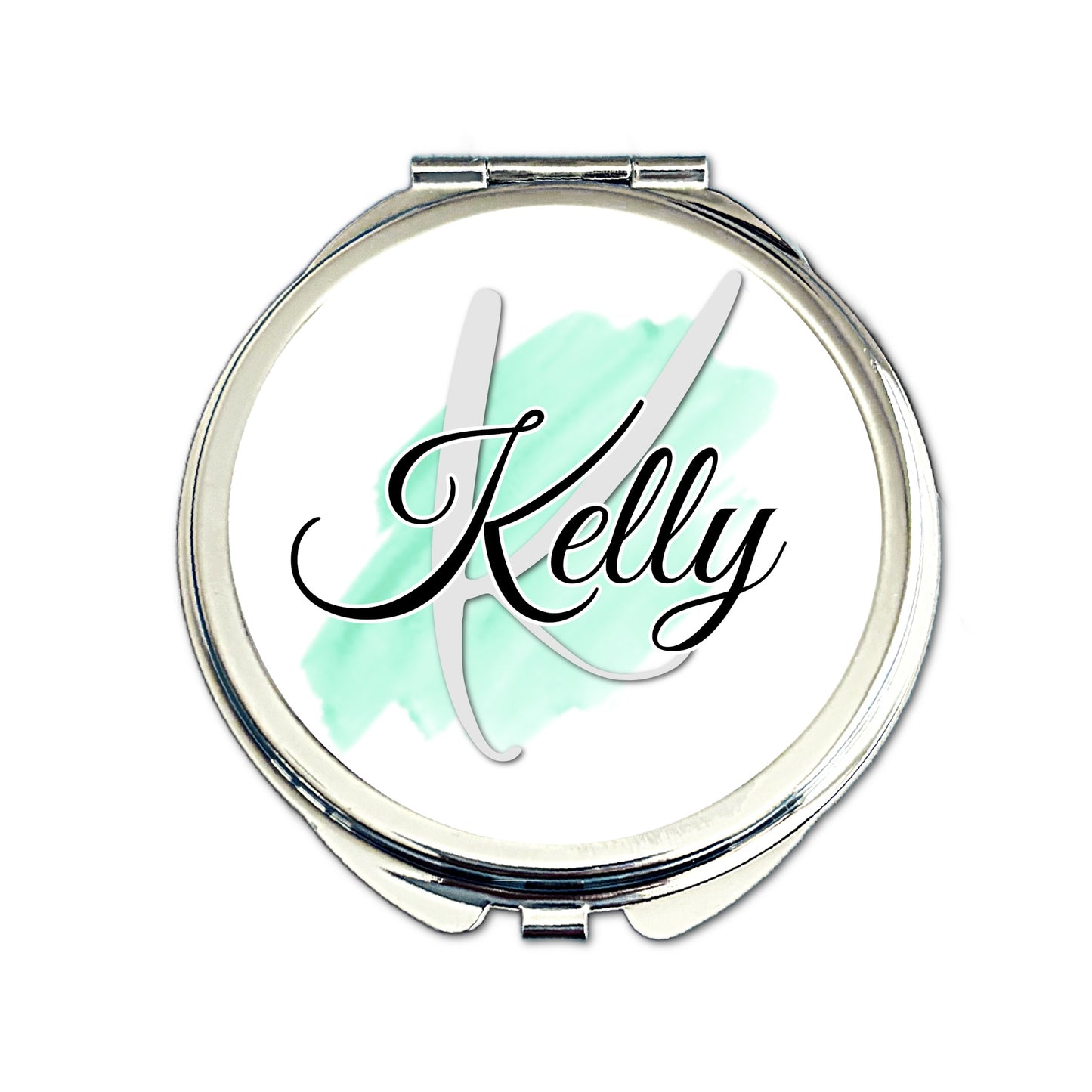 Bridesmaid name mirror in custom wedding colours